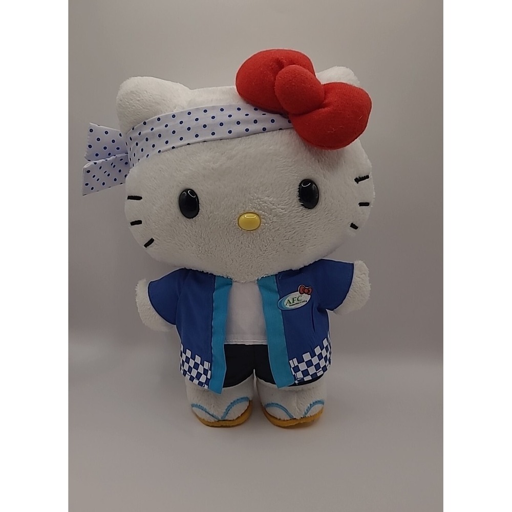 Sanrio Hello Kitty 2016 AFC 30th Anniversary‎ Sushi Chef Stuffed 9" Plush